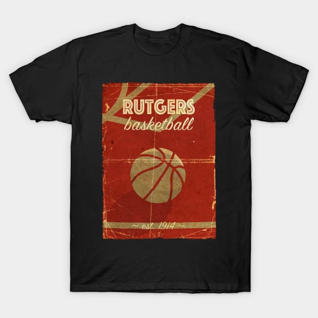 COVER SPORT - SPORT ILLUSTRATED - RUTGERS BASKETBALL T-Shirt by FALORI